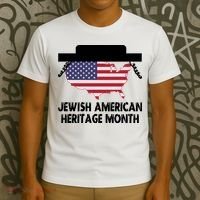 Funny Jewish American Heritage Month T-Shirt thumb 3