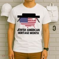 Funny Jewish American Heritage Month T-Shirt thumb 6