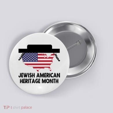Funny Jewish American Heritage Month Button