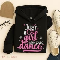 Funny Just A Girl Who Loves Dance Gift For Dancer Hoodie thumb 4