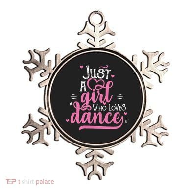 Funny Just A Girl Who Loves Dance Gift For Dancer Ornament