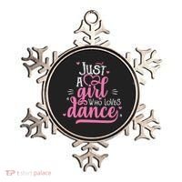 Funny Just A Girl Who Loves Dance Gift For Dancer Ornament thumb 0