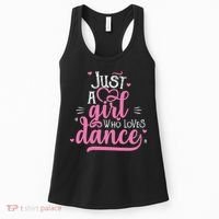 Funny Just A Girl Who Loves Dance Gift For Dancer Women's Tank Top thumb 0