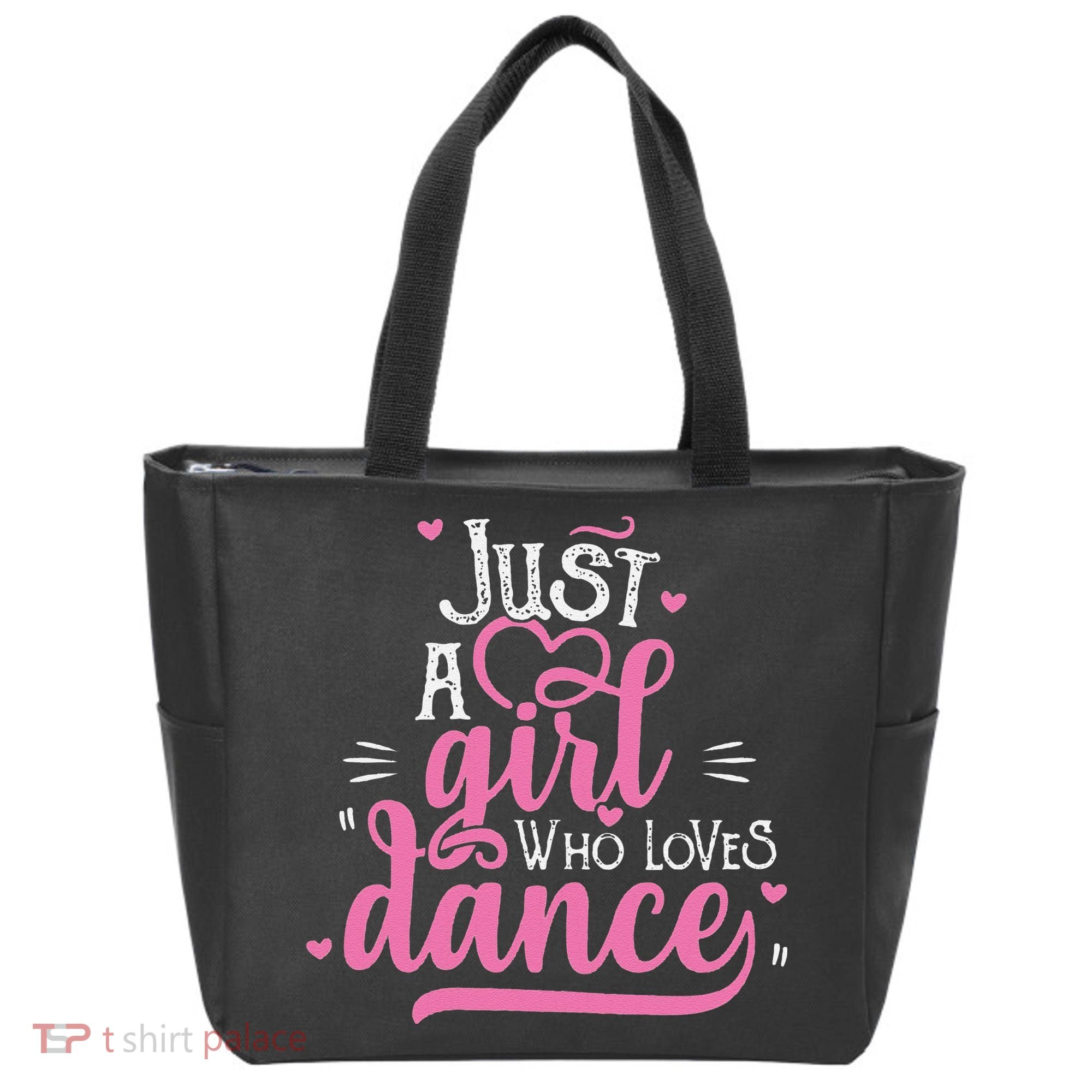 Funny Just A Girl Who Loves Dance Gift For Dancer Tote Bag