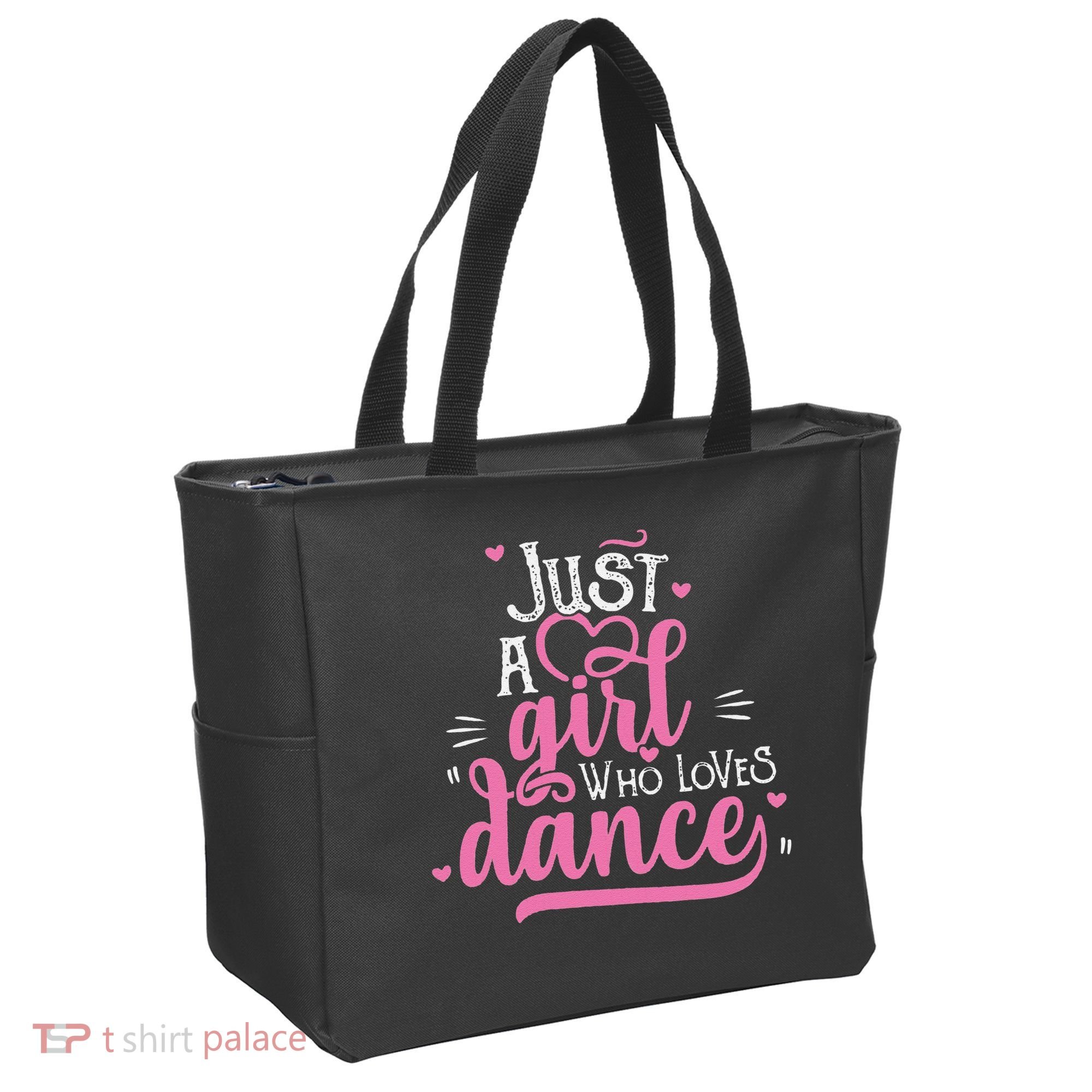 Funny Just A Girl Who Loves Dance Gift For Dancer Tote Bag