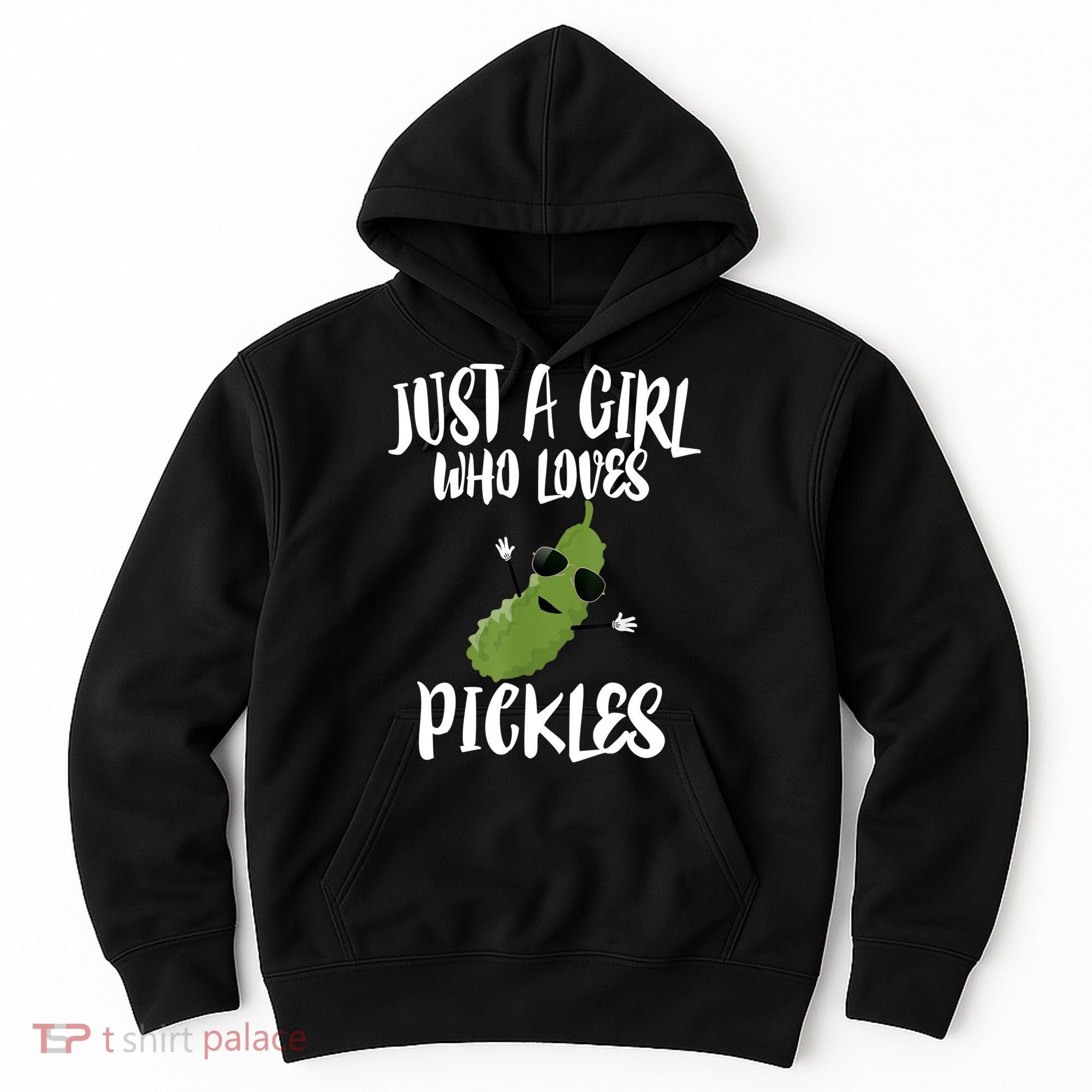 Funny Just A Girl Who Loves Pickles Gift Pickle Gift Hoodie