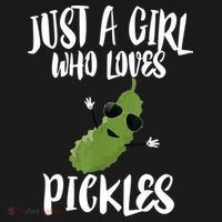 Funny Just A Girl Who Loves Pickles Gift Pickle Gift Women's Tank Top thumb 5