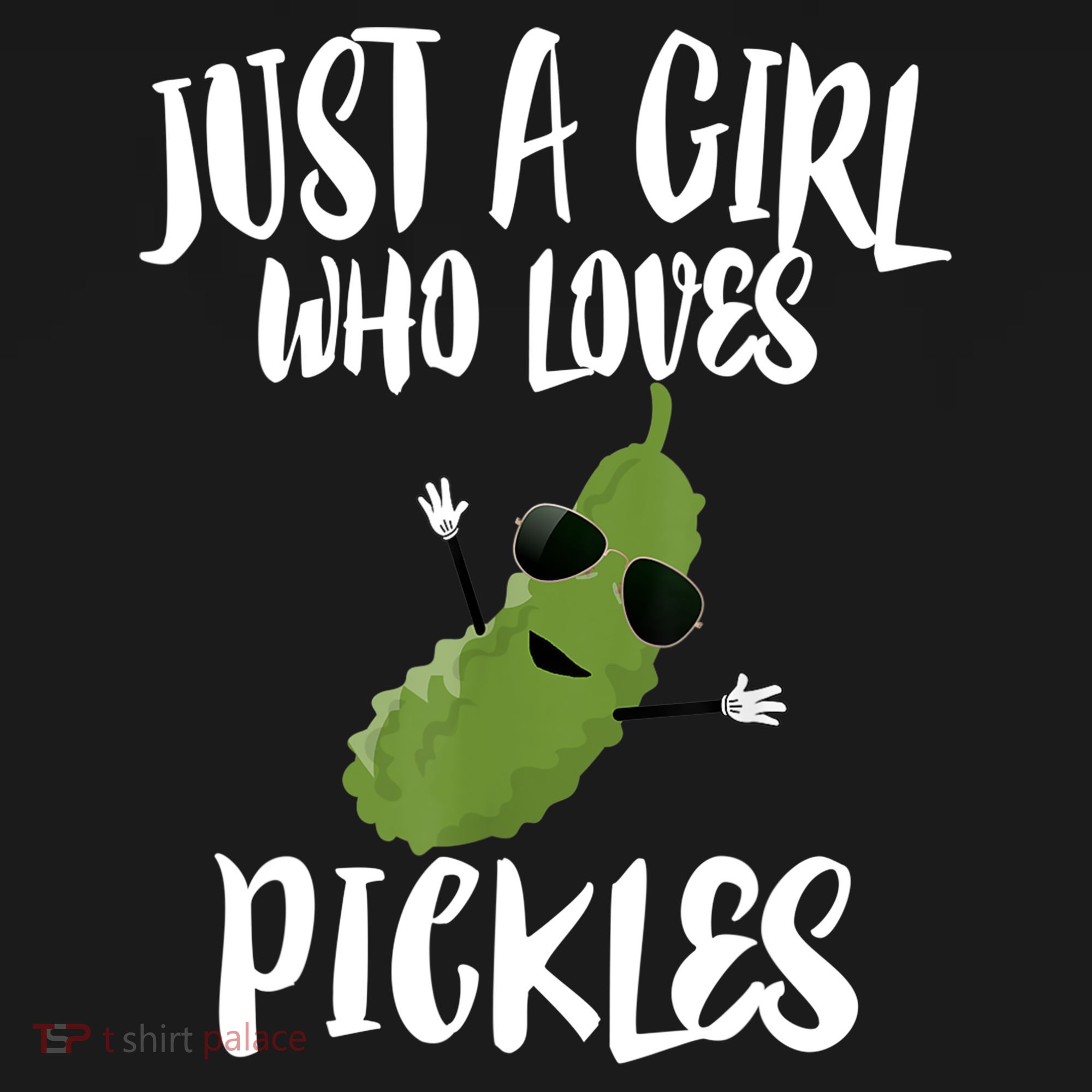 Funny Just A Girl Who Loves Pickles Gift Pickle Gift Women's Tank Top