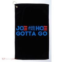 Funny Joe And The Hoe Gotta Go Golf Towel thumb 0