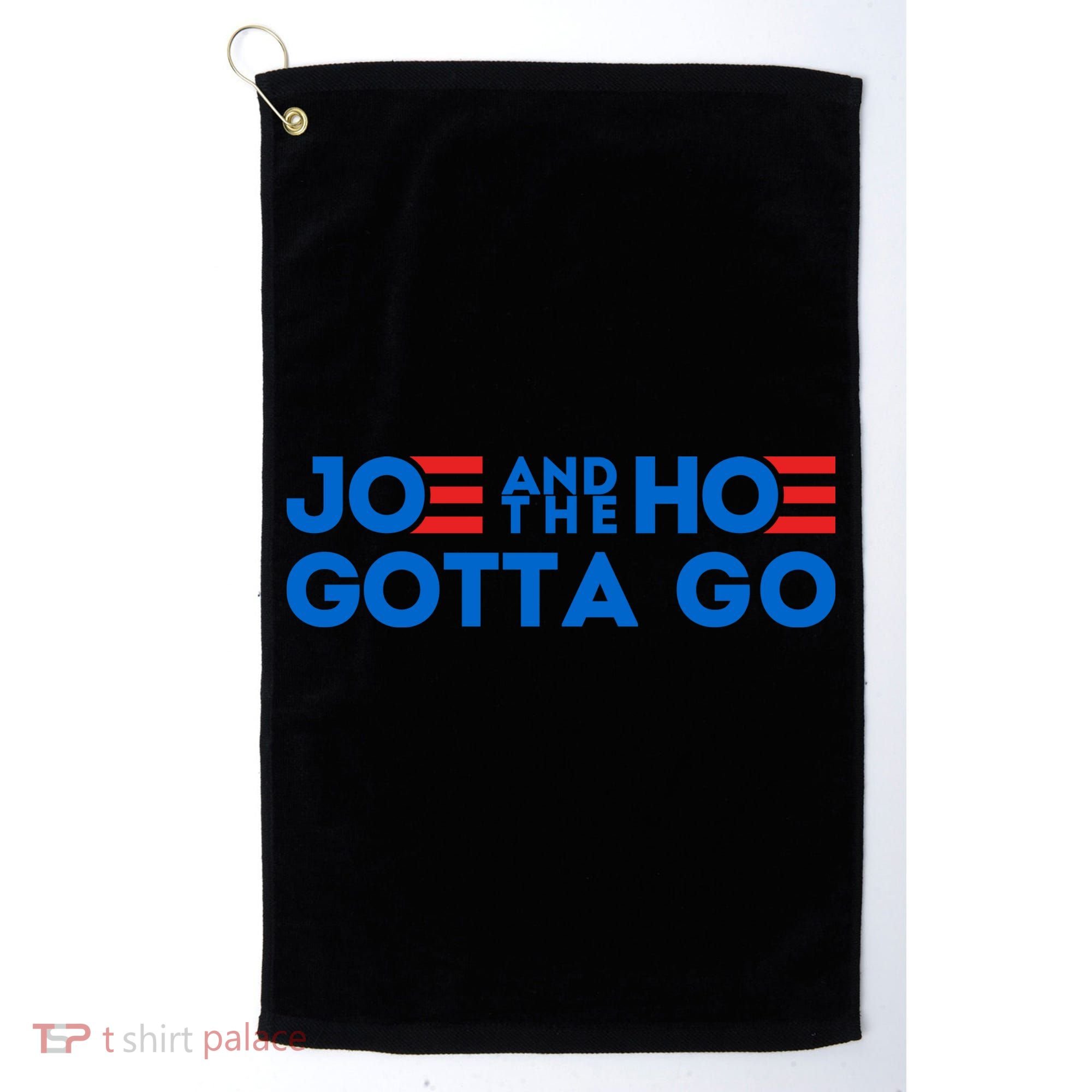 Funny Joe And The Hoe Gotta Go Golf Towel