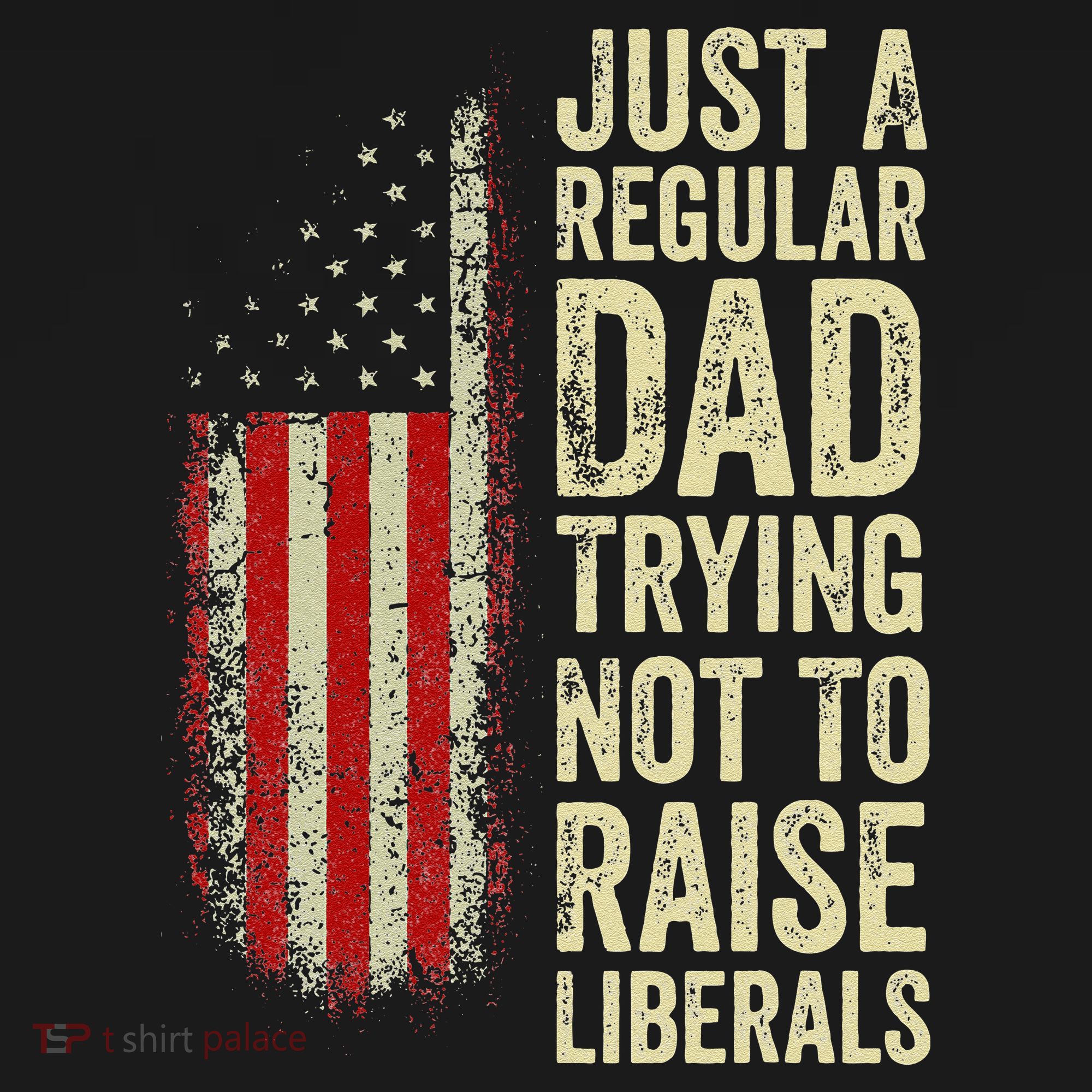Funny Just A Regular Dad Trying Not To Raise Liberals Fathers Day Visor