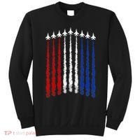 Fighter Jets Airplane American Flag 4th Of July Celebration Sweatshirt thumb 0
