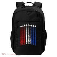 Fighter Jets Airplane American Flag 4th Of July Celebration Backpack thumb 0