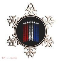 Fighter Jets Airplane American Flag 4th Of July Celebration Ornament thumb 0
