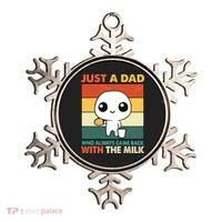 Funny Just A Dad Who Always Came Back With The Milk Ornament thumb 0