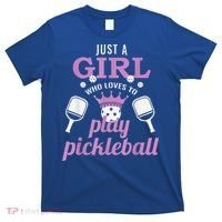 Funny Just A Girl Who Loves To Play Pickleball T-Shirt thumb 0