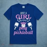 Funny Just A Girl Who Loves To Play Pickleball T-Shirt thumb 5
