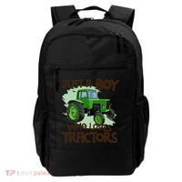 Farm Just A Boy Who Loves Tractors Gift Backpack thumb 0