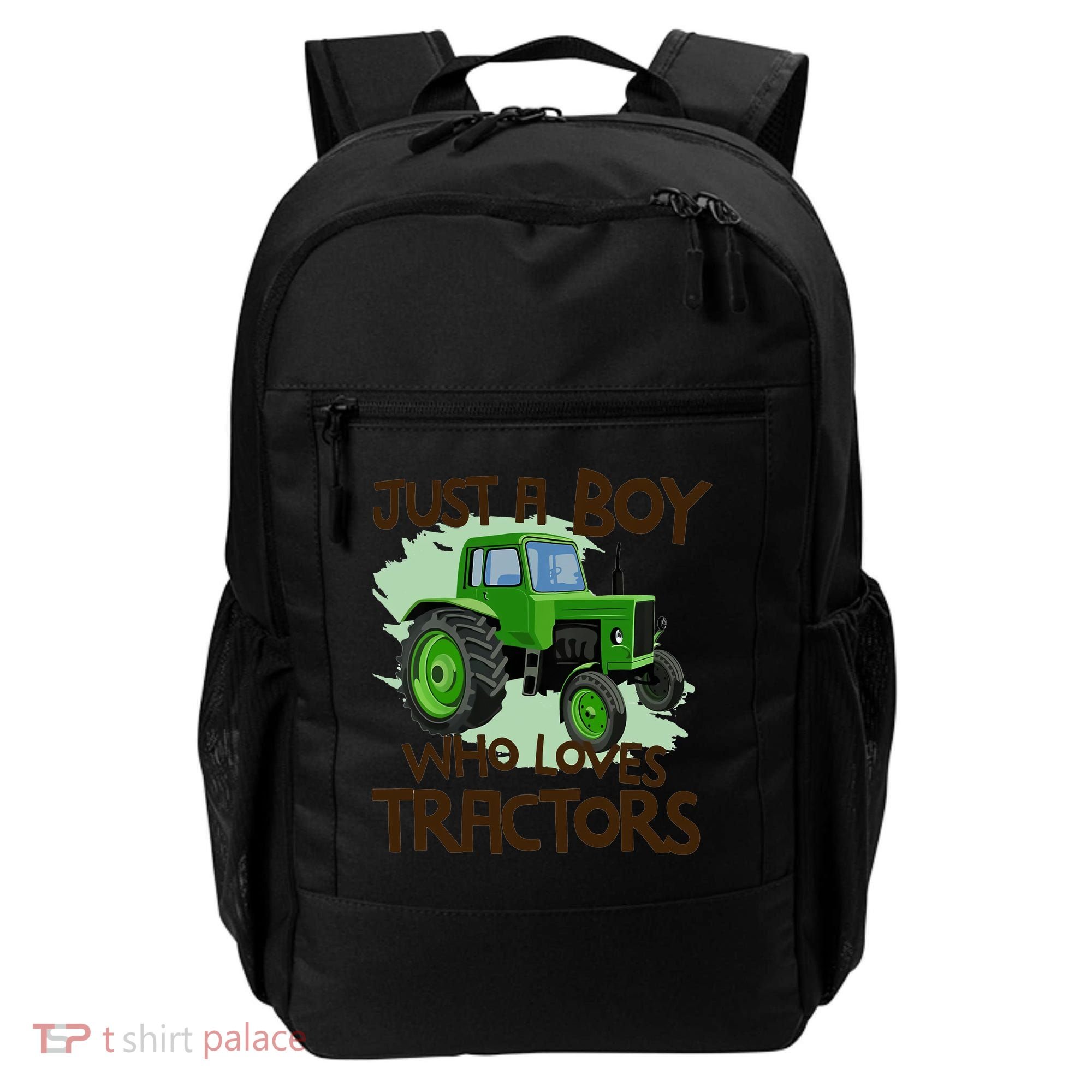 Farm Just A Boy Who Loves Tractors Gift Backpack