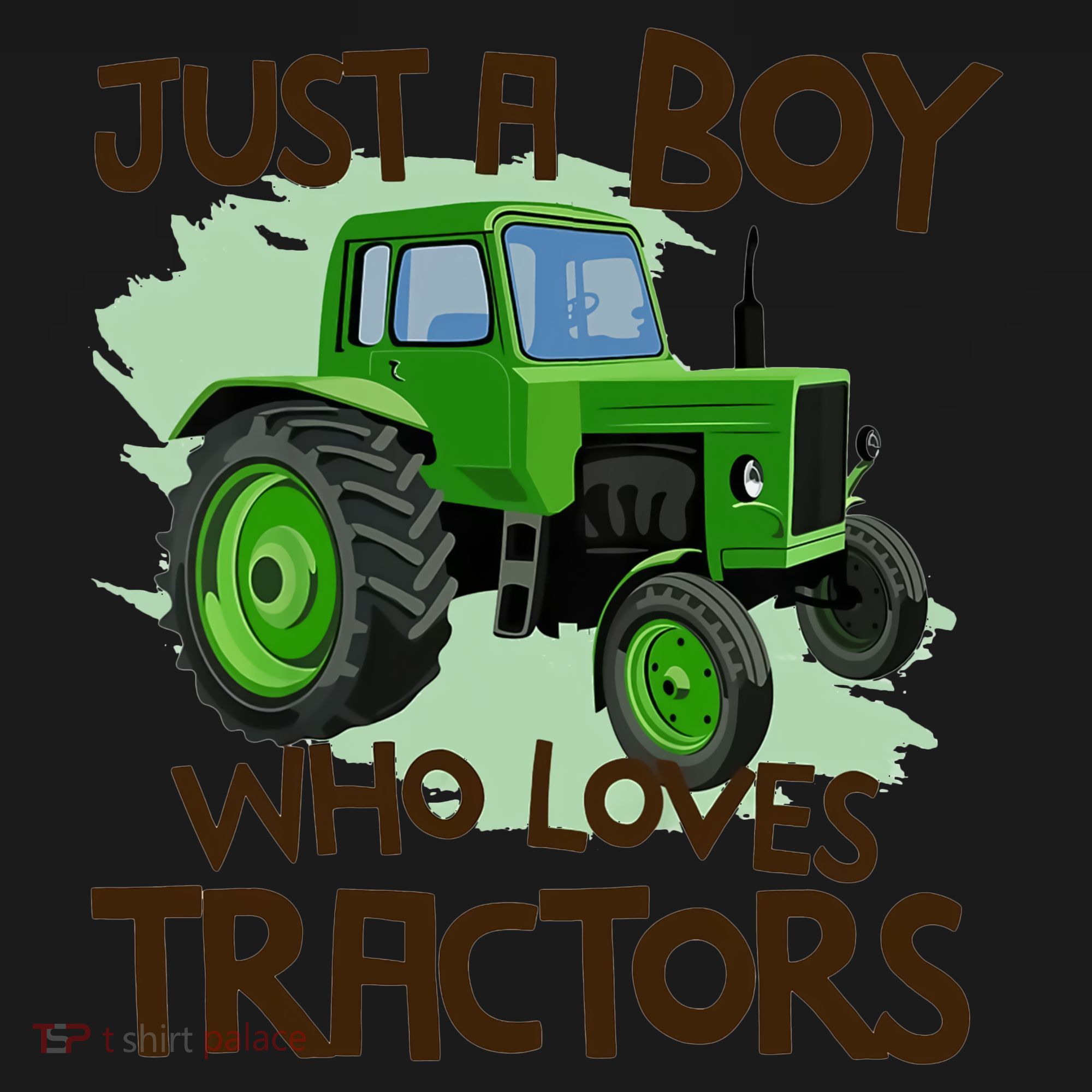 Farm Just A Boy Who Loves Tractors Gift Backpack