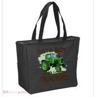 Farm Just A Boy Who Loves Tractors Gift Tote Bag thumb 2