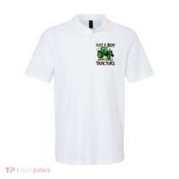 Farm Just A Boy Who Loves Tractors Gift Polo thumb 0