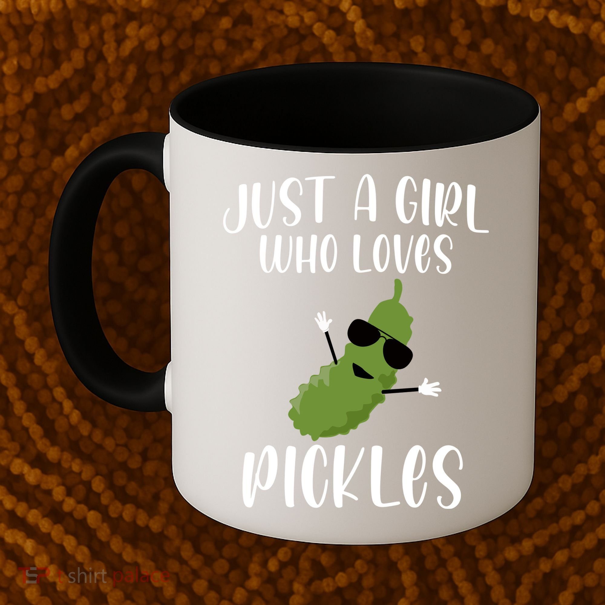 Funny Just A Girl Who Loves Pickles Gift Pickle Gift Coffee Mug