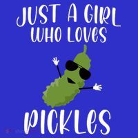 Funny Just A Girl Who Loves Pickles Gift Pickle Gift Women's Tank Top thumb 5