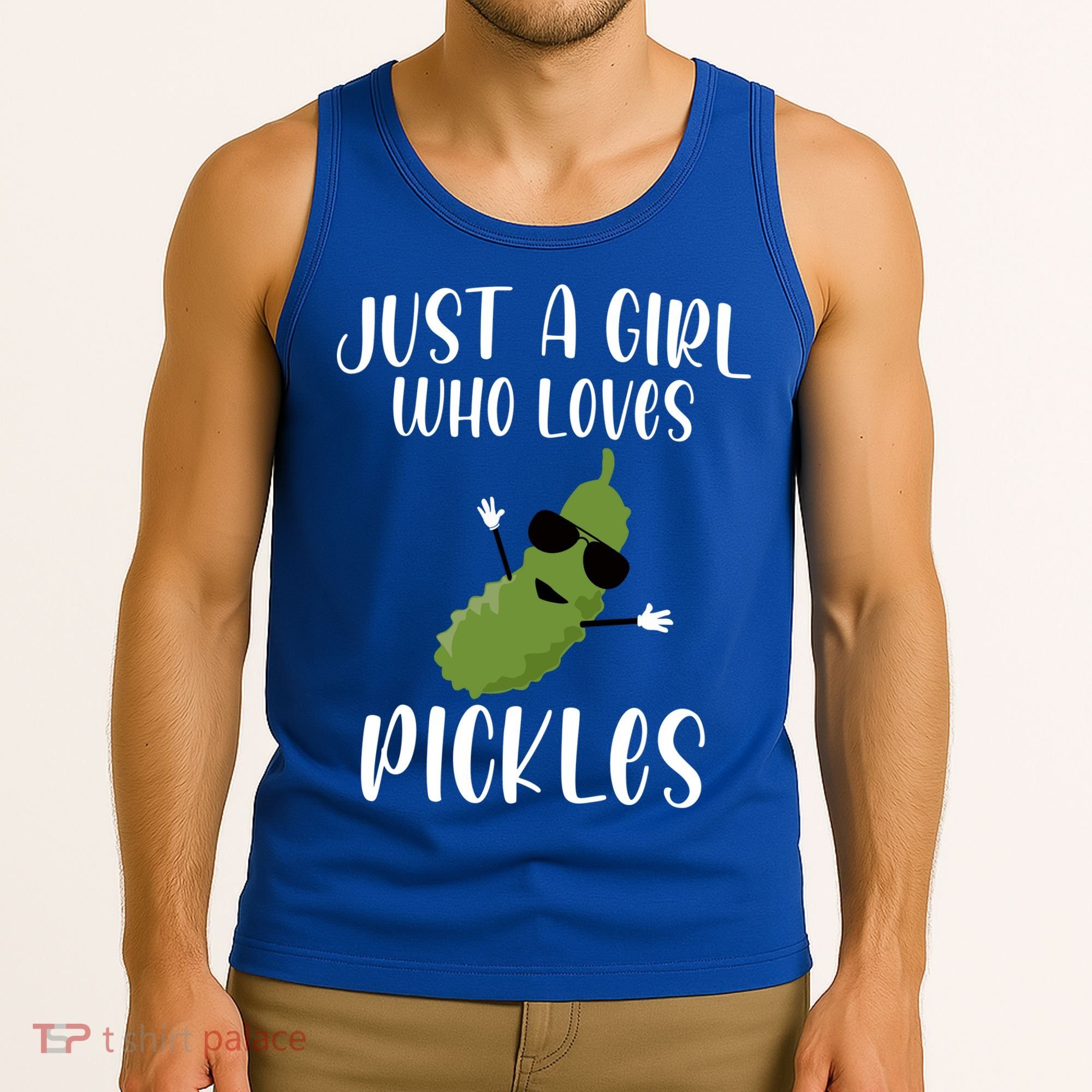 Funny Just A Girl Who Loves Pickles Gift Pickle Gift Tank Top