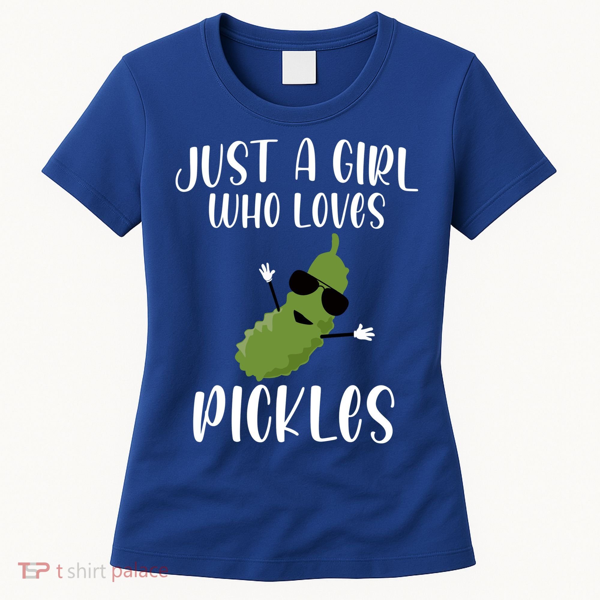 Funny Just A Girl Who Loves Pickles Gift Pickle Gift Women's T-Shirt