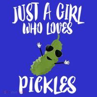 Funny Just A Girl Who Loves Pickles Gift Pickle Gift Women's Tank Top thumb 5