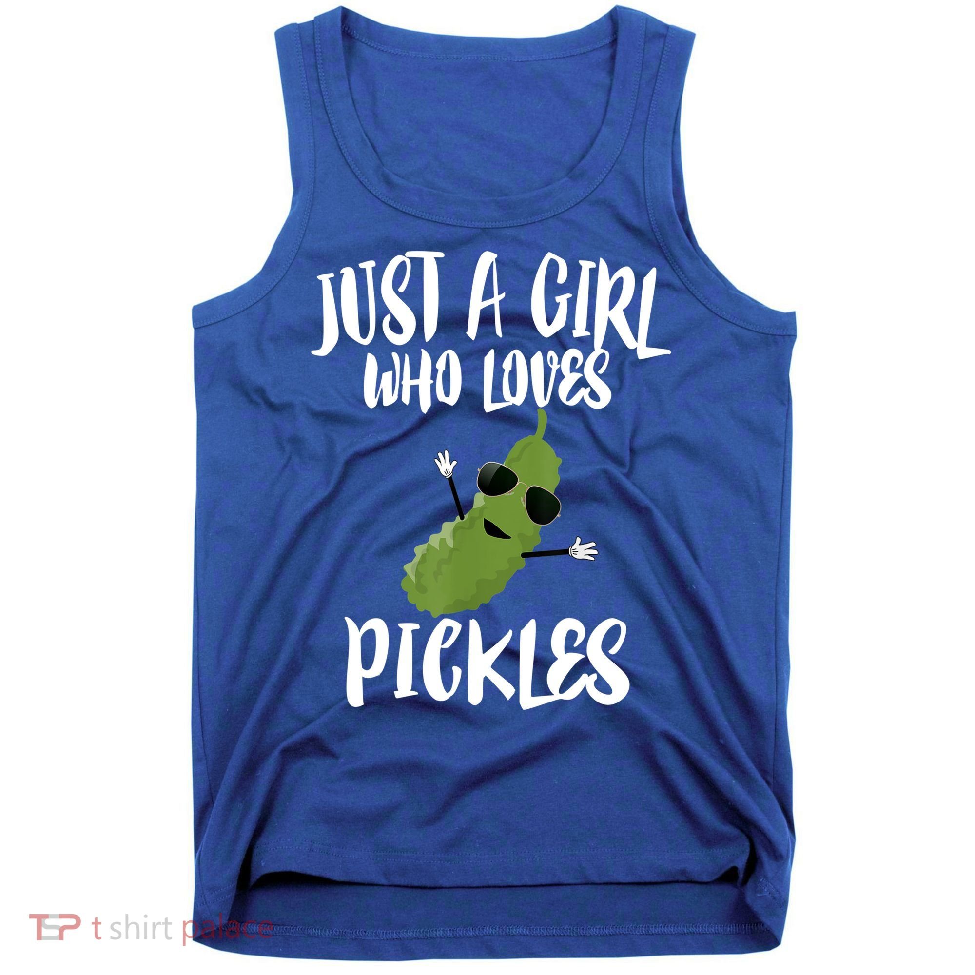 Funny Just A Girl Who Loves Pickles Gift Pickle Gift Tank Top