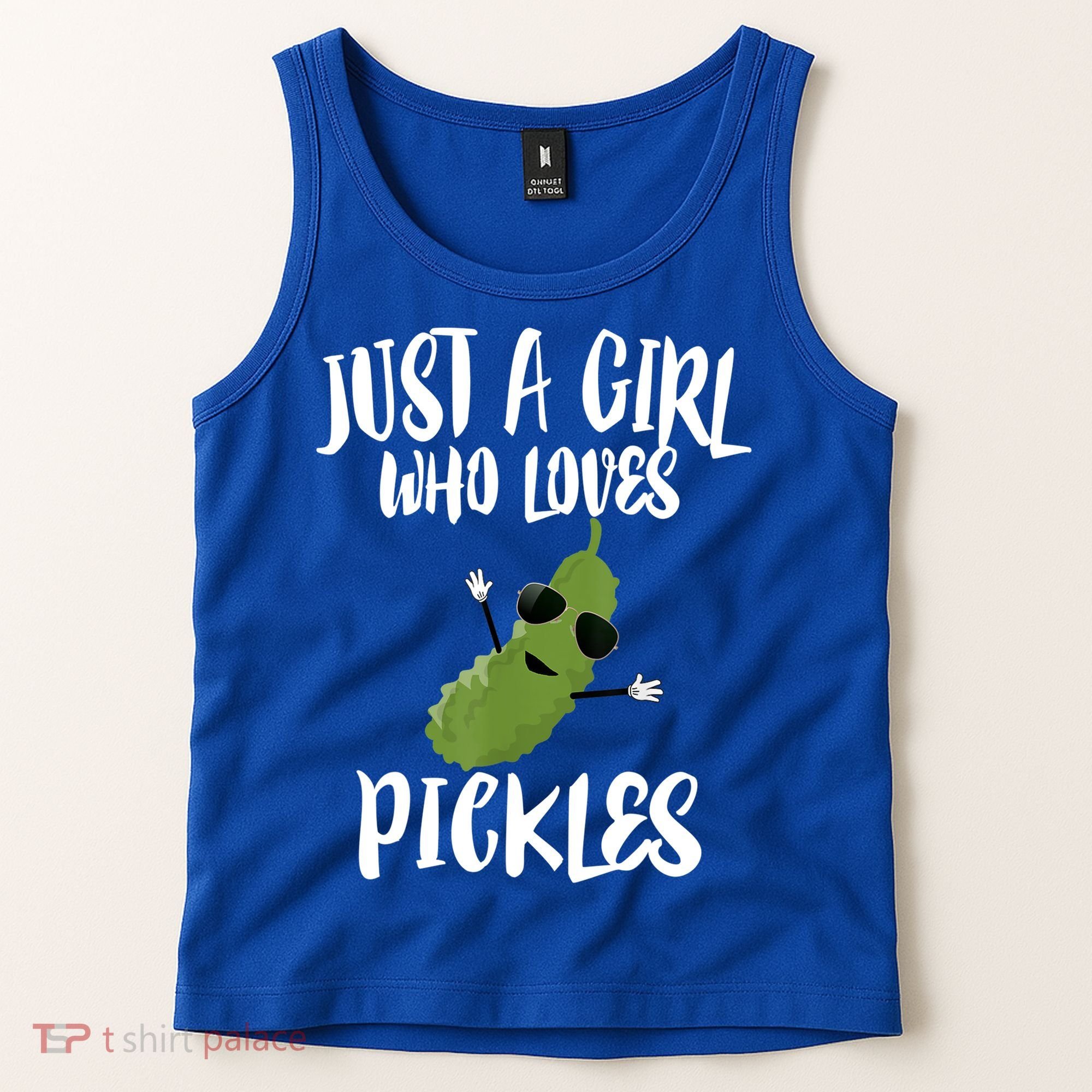 Funny Just A Girl Who Loves Pickles Gift Pickle Gift Tank Top