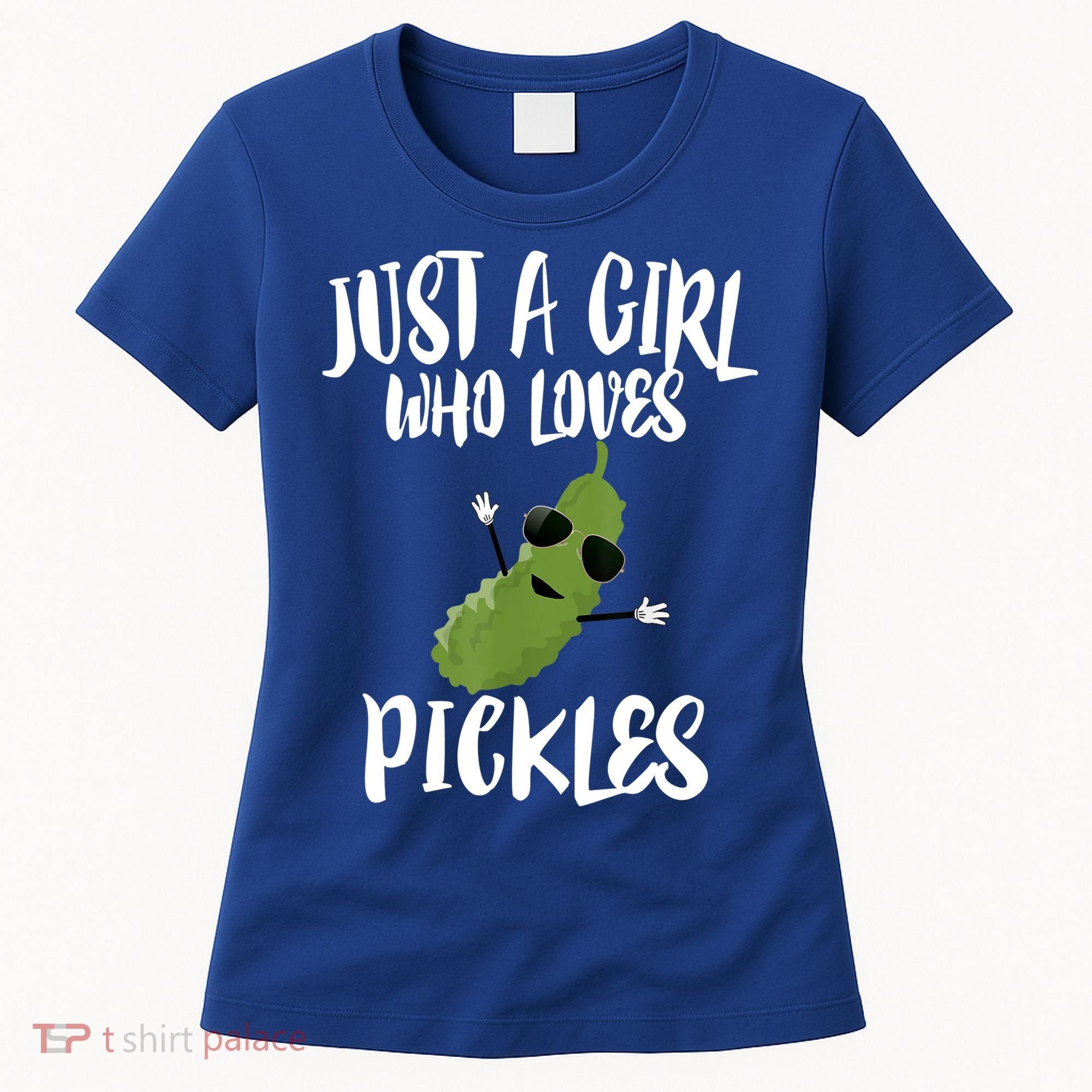 Funny Just A Girl Who Loves Pickles Gift Pickle Gift Women's T-Shirt