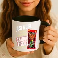 Funny Just A Girl Who Loves Chamoy Pickles Yummm...Gift Coffee Mug thumb 3