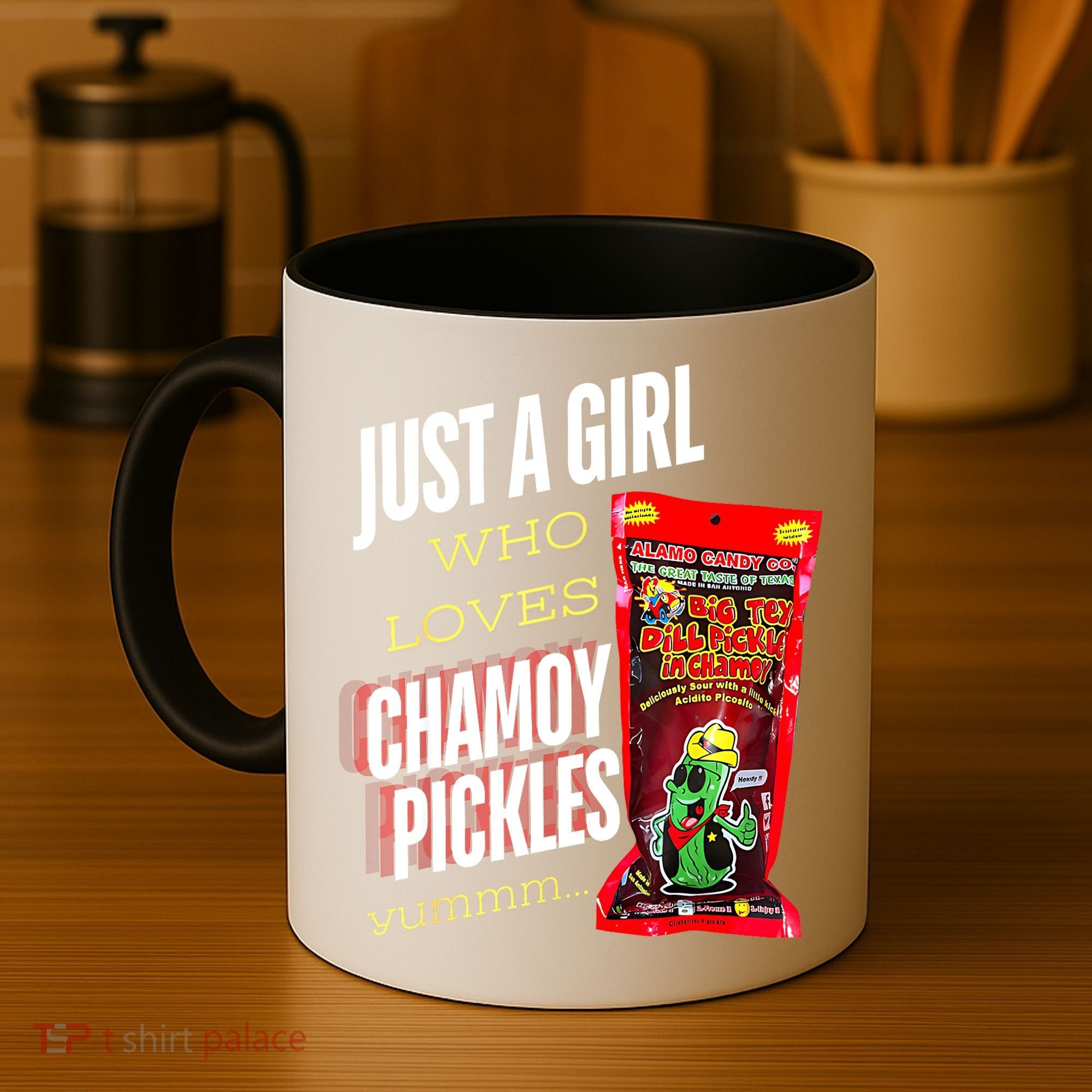 Funny Just A Girl Who Loves Chamoy Pickles Yummm...Gift Coffee Mug