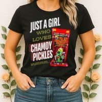 Funny Just A Girl Who Loves Chamoy Pickles Yummm...Gift Women's T-Shirt thumb 2