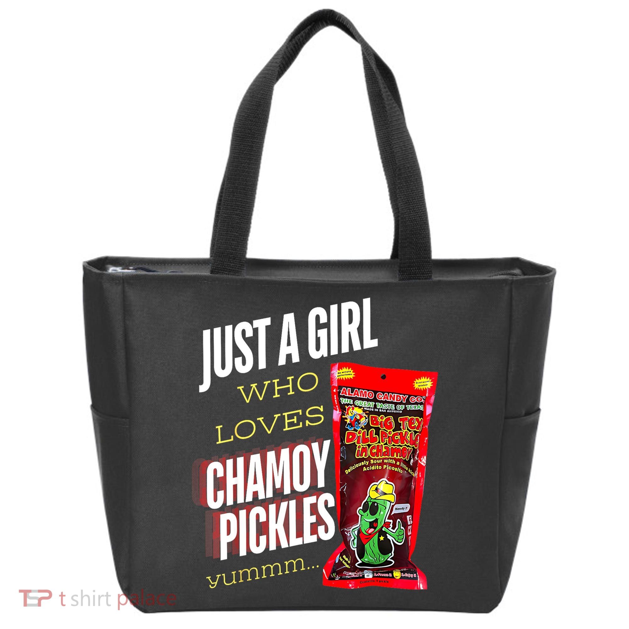 Funny Just A Girl Who Loves Chamoy Pickles Yummm...Gift Tote Bag