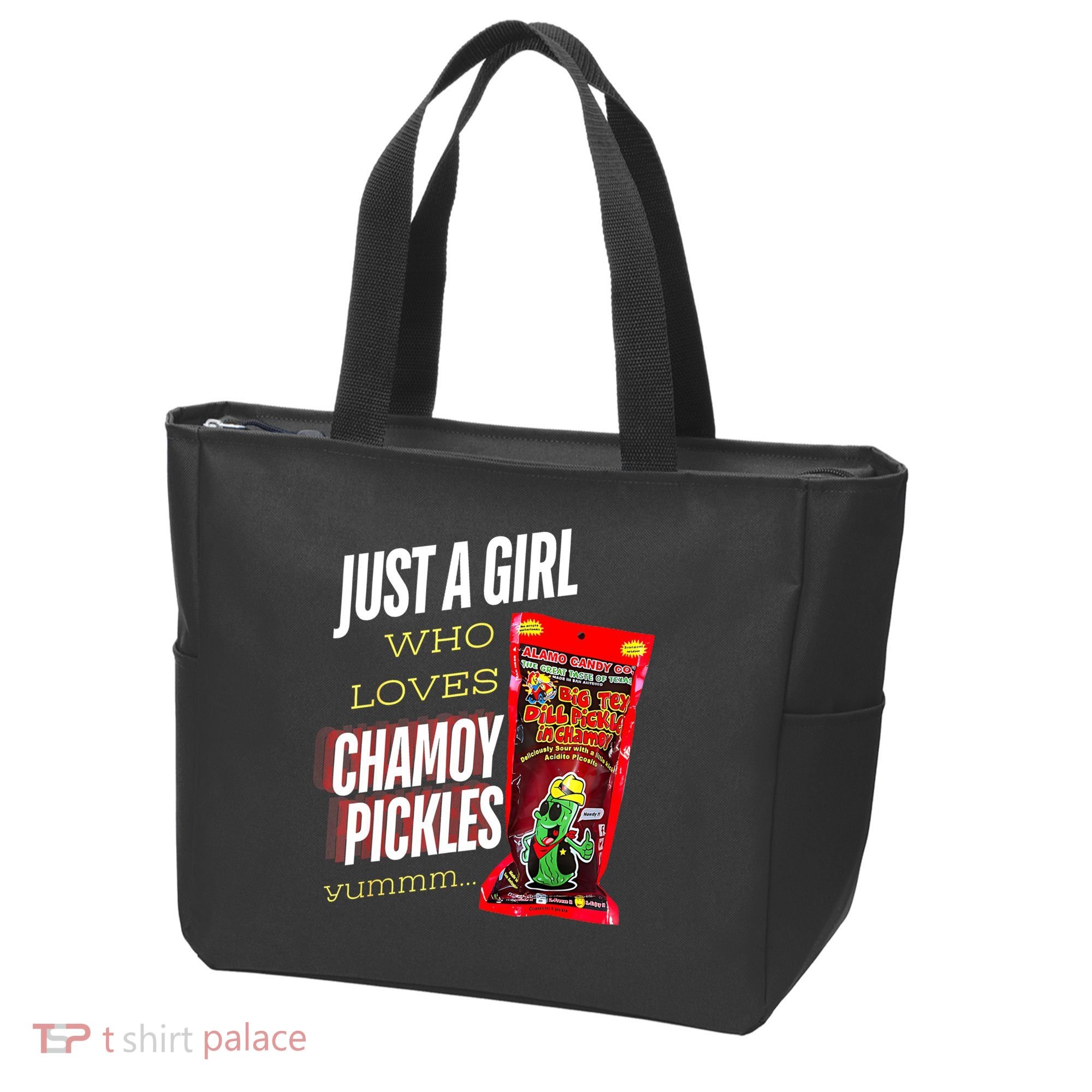 Funny Just A Girl Who Loves Chamoy Pickles Yummm...Gift Tote Bag