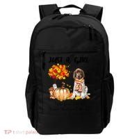 Funny Just A Girl Who Loves Fall And German Shorthaired Pointer Backpack thumb 0