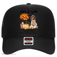 Funny Just A Girl Who Loves Fall And German Shorthaired Pointer Hat thumb 0
