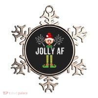 Funny Jolly Af Cute Christmas Elf Santa Hat And Meaningful Gift Ornament thumb 0