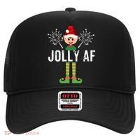 Funny Jolly Af Cute Christmas Elf Santa Hat And Meaningful Gift Hat thumb 0
