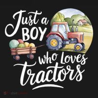 Farm Just A Who Loves Tractors Farmer Cool Gift Ornament thumb 1