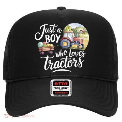 Farm Just A Who Loves Tractors Farmer Cool Gift Hat