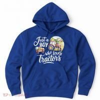 Farm Just A Who Loves Tractors Farmer Cool Gift Hoodie thumb 0