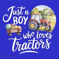Farm Just A Who Loves Tractors Farmer Cool Gift T-Shirt thumb 7