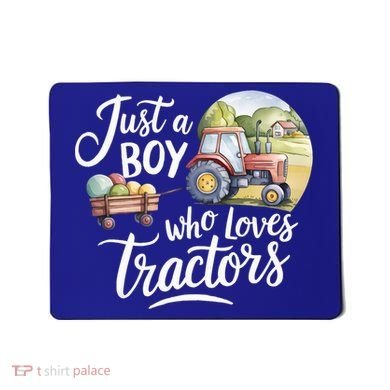 Farm Just A Who Loves Tractors Farmer Cool Gift Mousepad