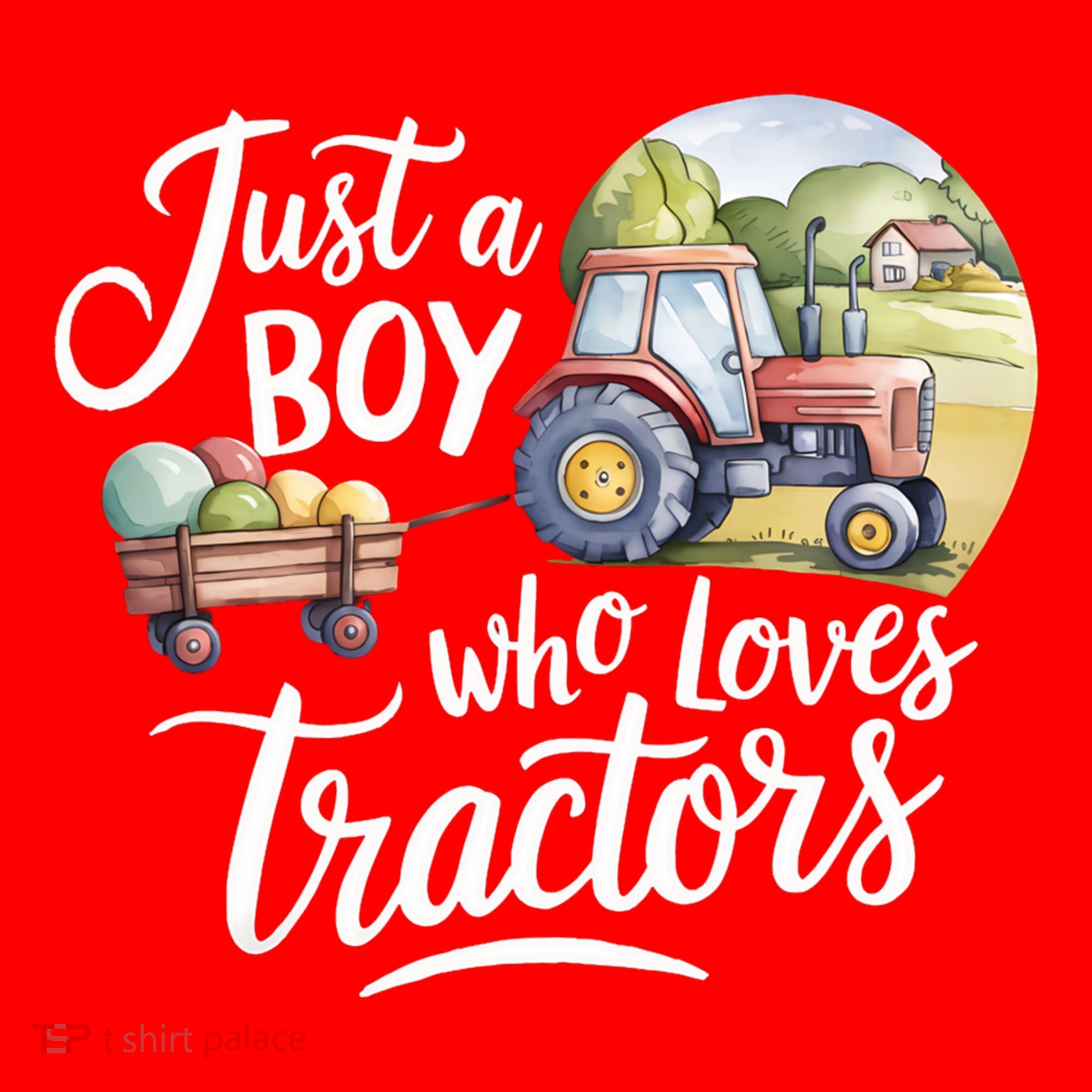 Farm Just A Who Loves Tractors Farmer Cool Gift Santa Hat