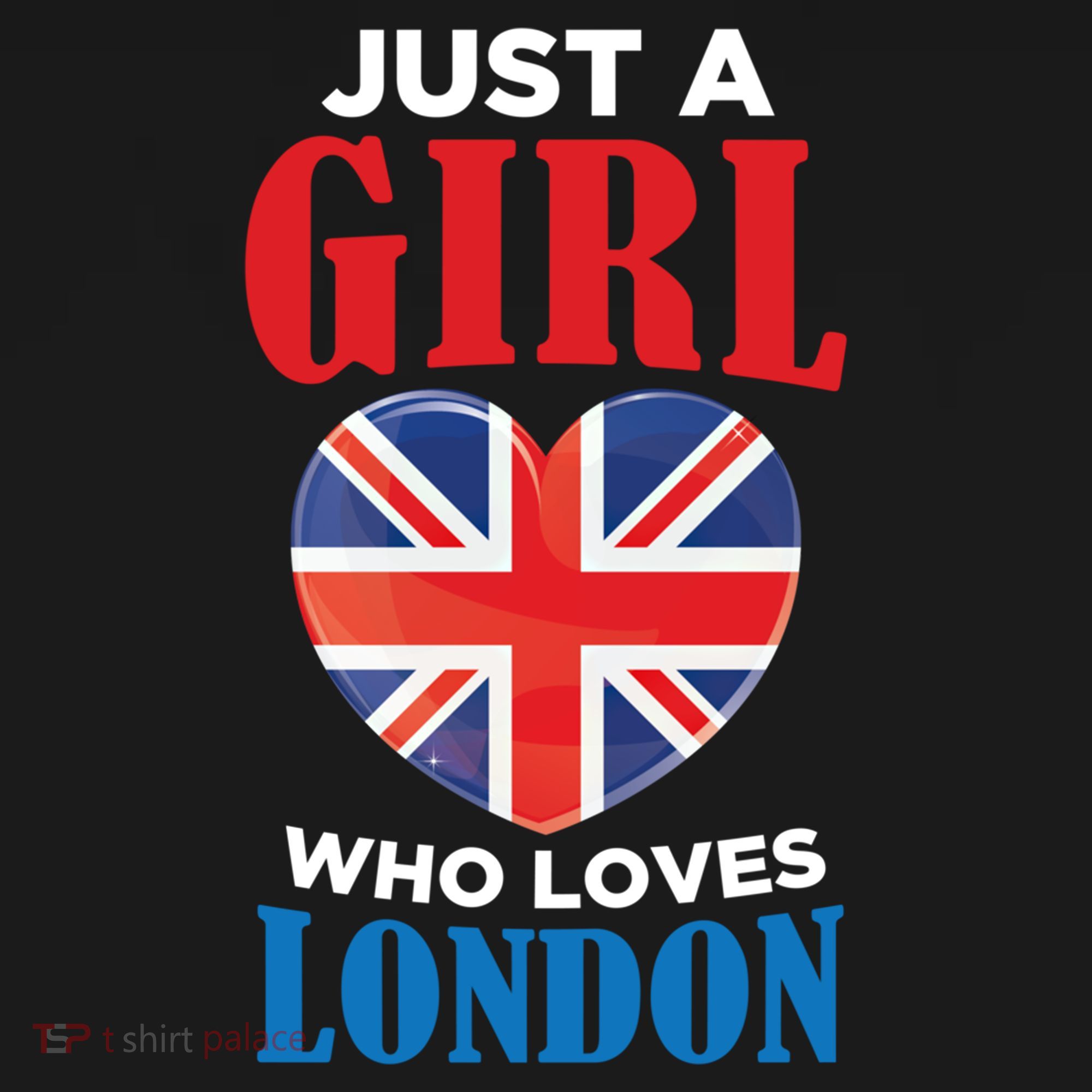Fun Just A Who Loves London England British Flag Gift Women's Hoodie